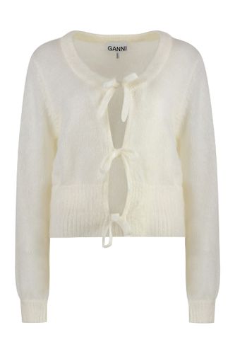 Ganni Mohair Wool Cardigan - Ganni - Modalova