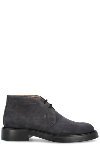 Desert Round Toe Lace-up Boots - Tod's - Modalova