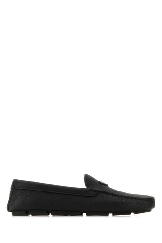 Prada Black Leather Loafers - Prada - Modalova