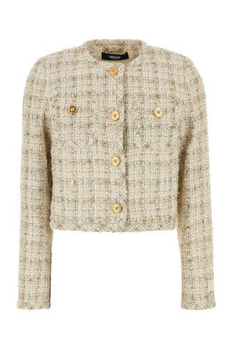 Versace Multicolor Tweed Blazer - Versace - Modalova