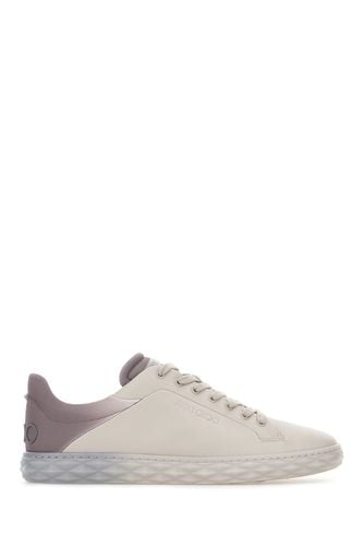 Light Grey Leather Diamond Light Sneakers - Jimmy Choo - Modalova