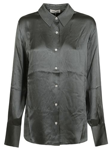 Long-sleeved Glossy Shirt - Anine Bing - Modalova