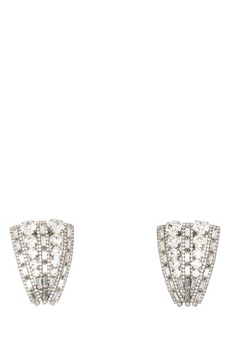 Embellished Metal Earrings - Alessandra Rich - Modalova