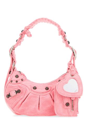 Pink Terry Fabric Le Cagole Xs Shoulder Bag - Balenciaga - Modalova