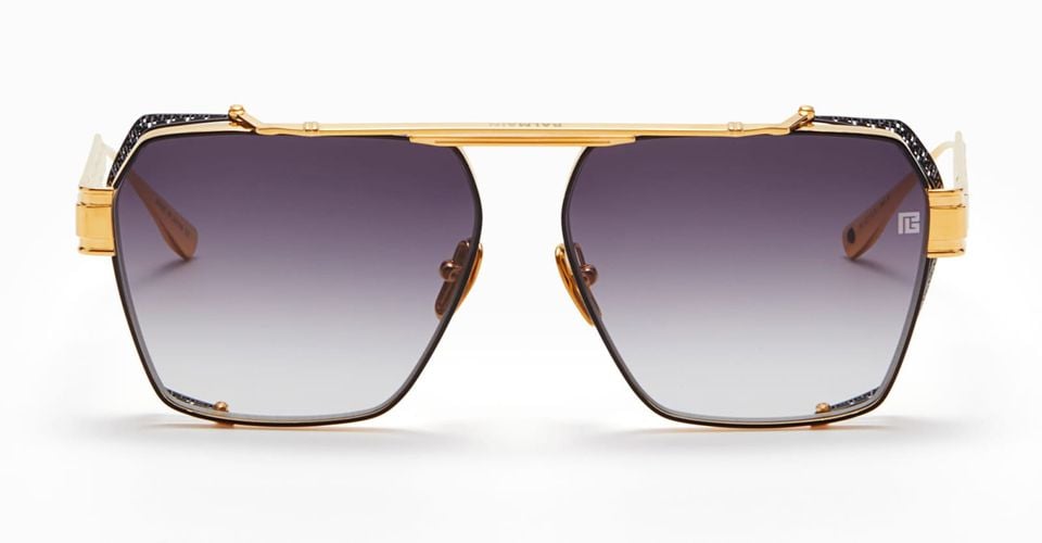 Balmain Premier - Gold Sunglasses - Balmain - Modalova