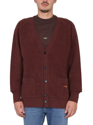 MSGM V-neck Cardigan - MSGM - Modalova