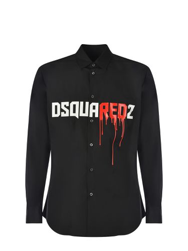 Shirt Made Of Cotton Poplin - Dsquared2 - Modalova