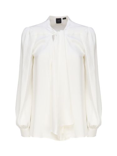 Pinko Silk Blend Shirt With Sash - Pinko - Modalova