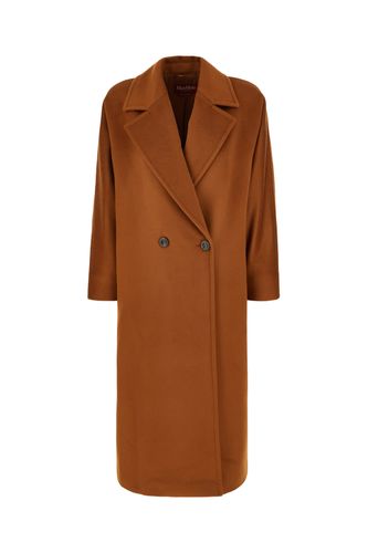 Max Mara Studio Brick Wool Coat - Max Mara Studio - Modalova