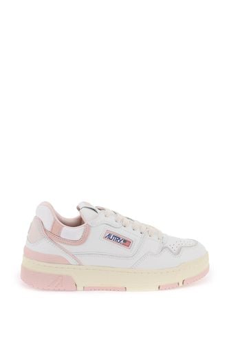 Clc Sneakers In And Pink Leather - Autry - Modalova