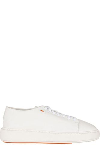 Logo Printed Lace-up Sneakers - Santoni - Modalova