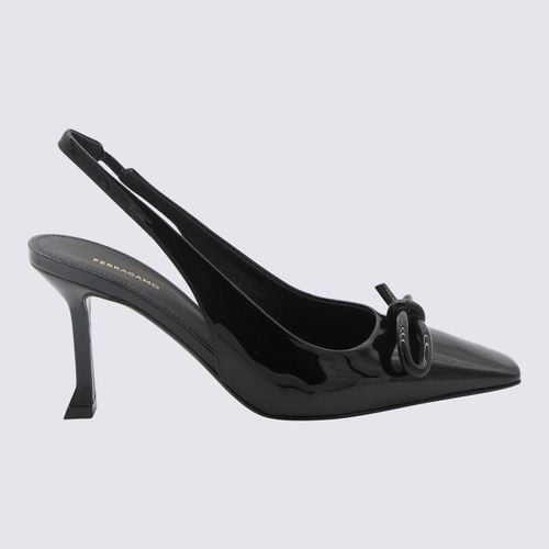 Patent Leather Sling Back - Ferragamo - Modalova