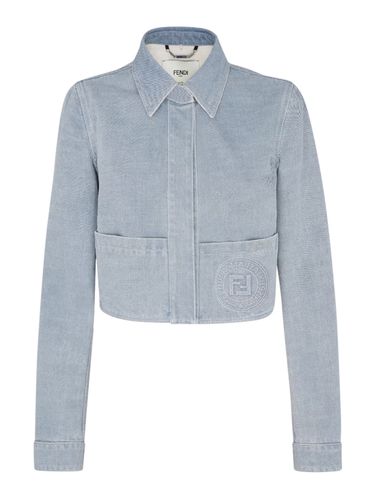 Fendi Light Blue Denim Jacket - Fendi - Modalova