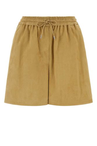 Loewe Beige Suede Shorts - Loewe - Modalova