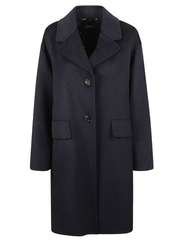 Plain Buttoned Coat - Max Mara The Cube - Modalova