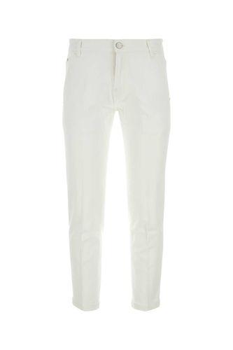 White Stretch Denim Indie Jeans - PT Torino - Modalova