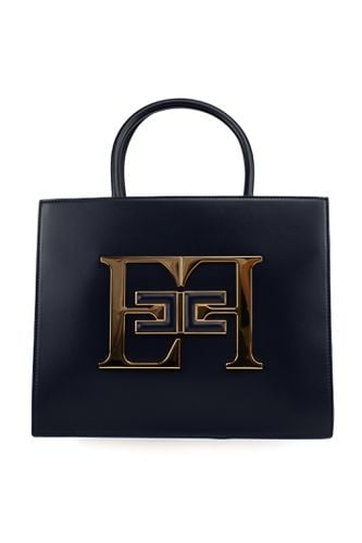 Medium Handbag With Logo - Elisabetta Franchi - Modalova