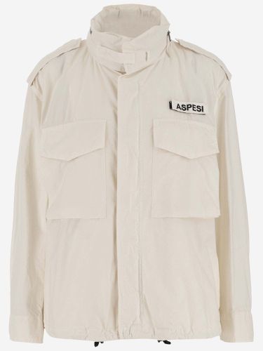 Aspesi Cotton Jacket With Logo - Aspesi - Modalova