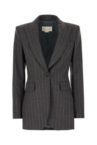 Genny Dark Grey Stretch Wool Blazer - Genny - Modalova