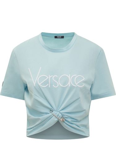 Re-edition Logo T-shirt - Versace - Modalova