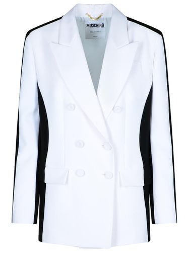 Polyester Blend Blazer - Moschino - Modalova