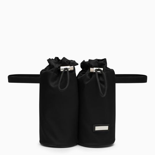 Ferragamo Black Belt With Pockets - Ferragamo - Modalova