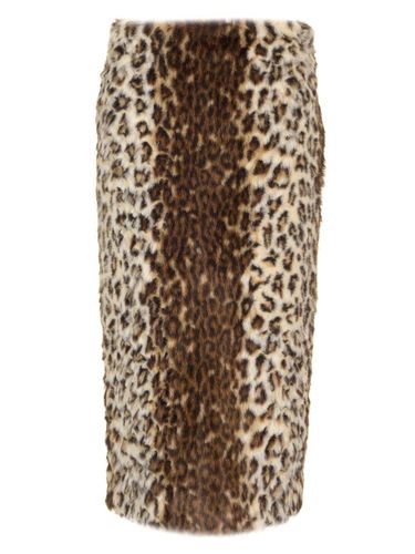 Leopard Jacquard Pencil Skirt - Alexander McQueen - Modalova