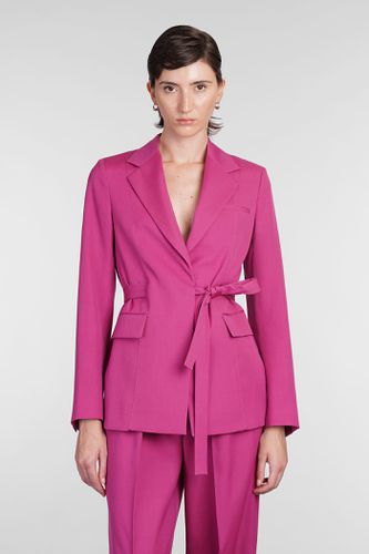 Lanvin Fuchsia Belted Jacket - Lanvin - Modalova