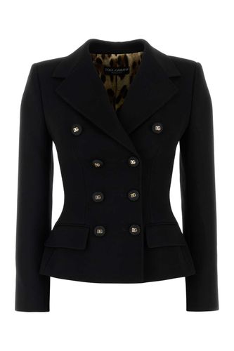 Dolce & Gabbana Black Wool Blazer - Dolce & Gabbana - Modalova