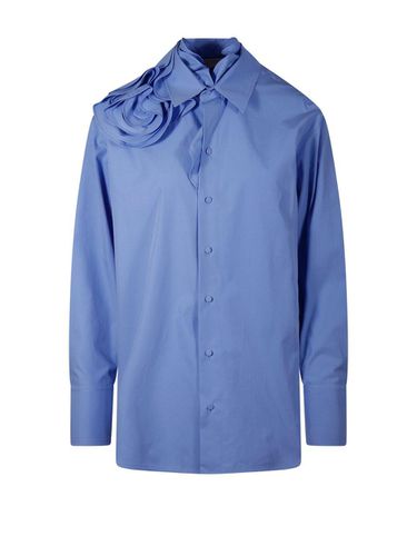 Buttoned Long-sleeved Poplin Shirt - Valentino - Modalova