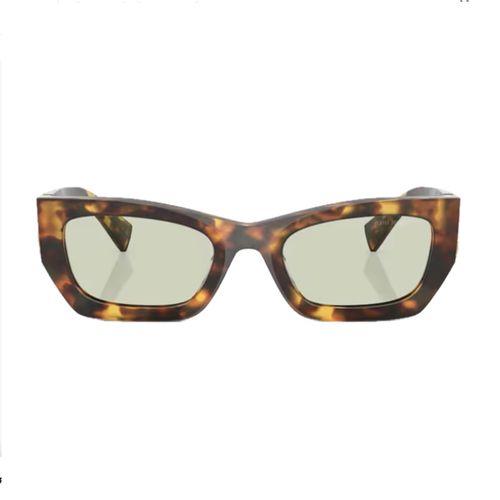 Mu 09ws Miu Glimpse 14l50o Havana Sunglasses - Miu Miu - Modalova