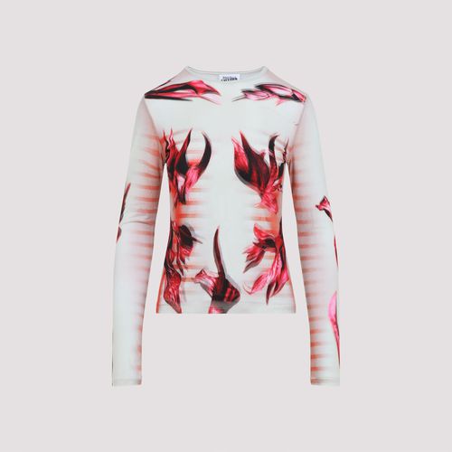 Layered Long Sleeves Top Printed flower Body Morphing Mariniere - Jean Paul Gaultier - Modalova