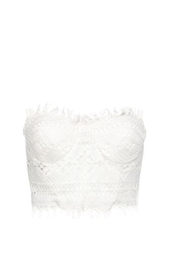 Macramé Lace Sleeveless Top - Ermanno Scervino - Modalova