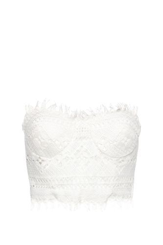 Macramé Lace Sleeveless Top - Ermanno Scervino - Modalova