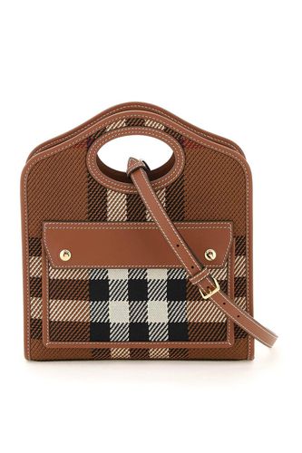 Check Patterned Shoulder Bag - Burberry - Modalova