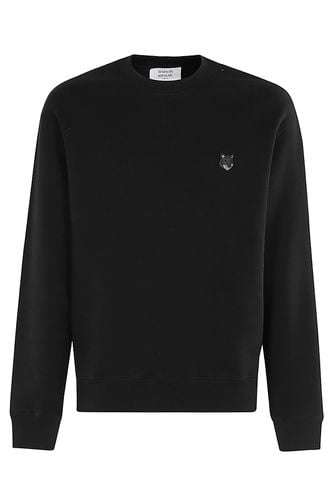 Bold Fox Head Patch Comfort Sweatshirt - Maison Kitsuné - Modalova