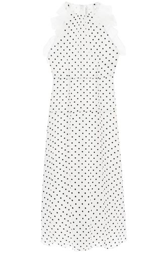 Sleeveless Maxi Dress In Polka - Alessandra Rich - Modalova