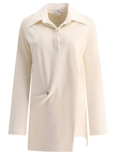 Twist Long-sleeved Polo Dress - Courrèges - Modalova