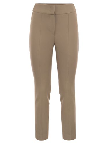 Stretch Gabardine Cigarette Trousers - Peserico - Modalova