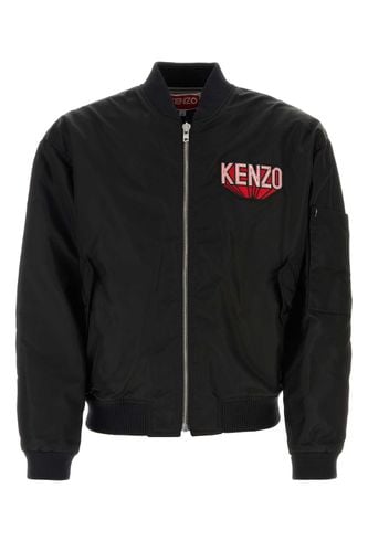 Kenzo Black Nylon Bomber Jacket - Kenzo - Modalova