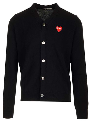 Wool Cardigan - Comme des Garçons Play - Modalova