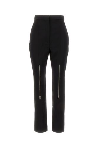 Alexander McQueen Black Wool Pant - Alexander McQueen - Modalova