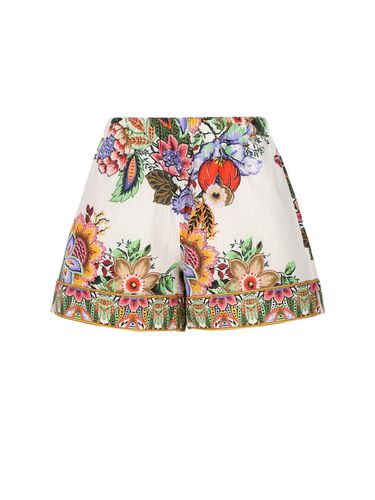 Floral Printed Elasticated Waist Shorts - Etro - Modalova