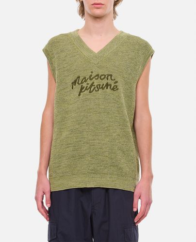 Maison Kitsune Handwriting Oversize Vest - Maison Kitsuné - Modalova