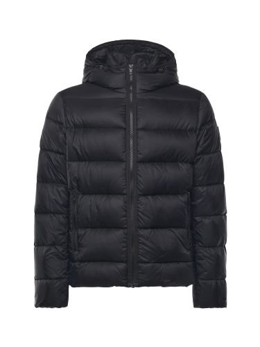 Double-front Down Jacket In Calendered Poplin - Fay - Modalova
