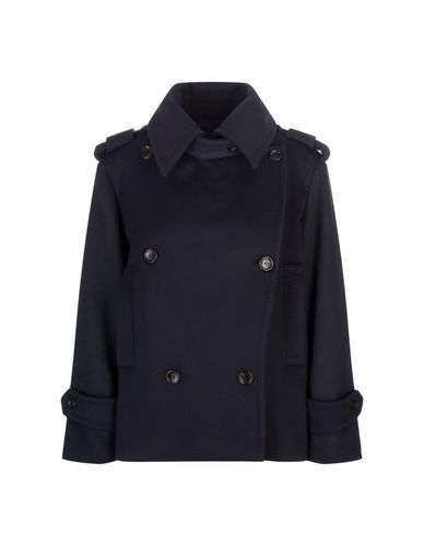 Navy Blue Laveno Short Coat - Max Mara - Modalova