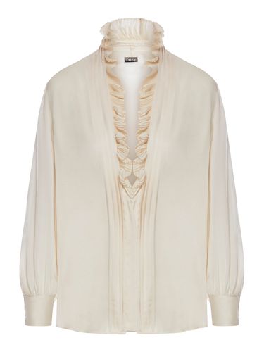 Tom Ford Charmeuse Silk Blouse - Tom Ford - Modalova