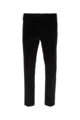 Black Stretch Corduroy Pant - PT Torino - Modalova