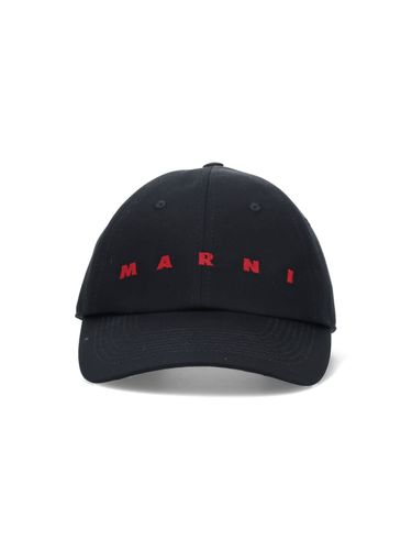 Marni Logo Baseball Cap - Marni - Modalova