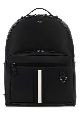 Black Leather Maverick Backpack - Bally - Modalova